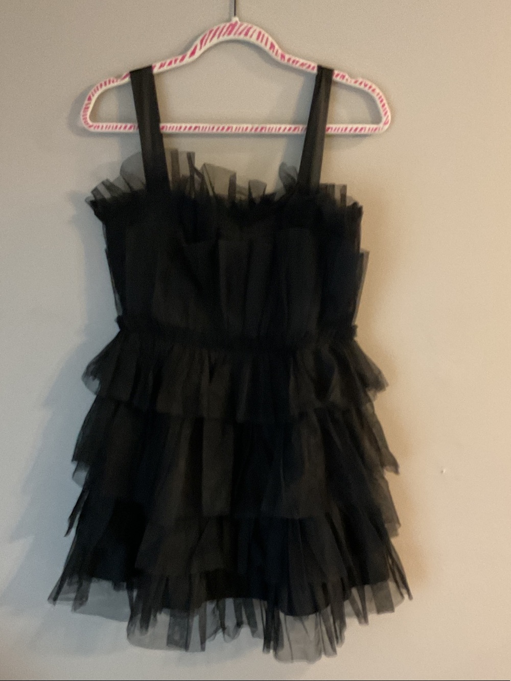 Storia Tiered Tulle Mini Dress